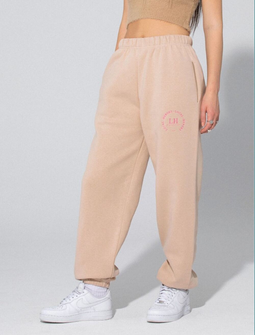 Local Heroes Club Sweatpants Nude Tan XS